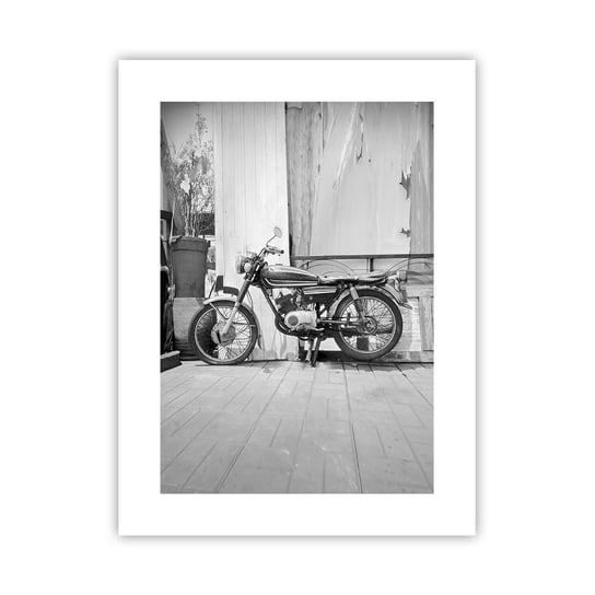 Obraz - Plakat - Klasyka ponad wszystko - 30x40cm - Motocykl Vintage Motor Podróż - Foto Plakaty na ścianę bez ramy - Plakat do Salonu Sypialni ARTTOR ARTTOR