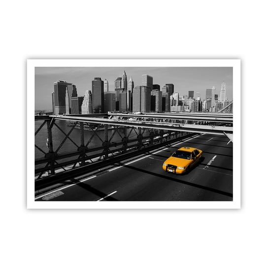 Obraz - Plakat - Kolor wielkiego miasta - 100x70cm - Miasto Nowy Jork Architektura - Foto Plakaty bez ramy na ścianę do Salonu Sypialni ARTTOR ARTTOR