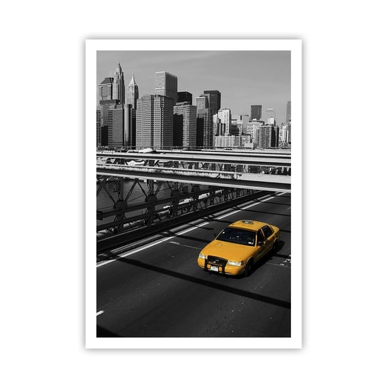 Obraz - Plakat - Kolor wielkiego miasta - 70x100cm - Miasto Nowy Jork Architektura - Foto Plakaty bez ramy na ścianę do Salonu Sypialni ARTTOR ARTTOR