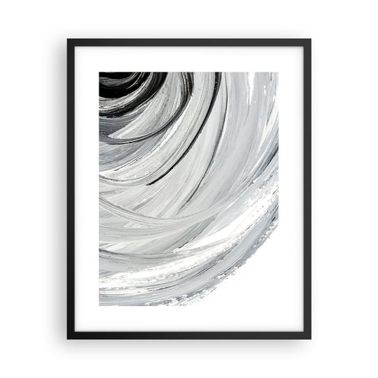 Obraz - Plakat - Kompozycja orbitalna - 40x50cm - Minimalistyczny Sztuka Farba - Foto Plakaty w ramie koloru czarnego do Salonu Sypialni ARTTOR ARTTOR