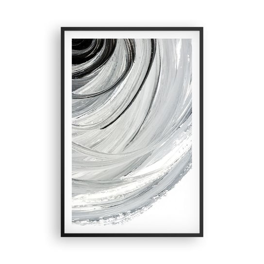 Obraz - Plakat - Kompozycja orbitalna - 61x91cm - Minimalistyczny Sztuka Farba - Foto Plakaty na ścianę w czarnej ramie - Plakat do Salonu Sypialni ARTTOR ARTTOR