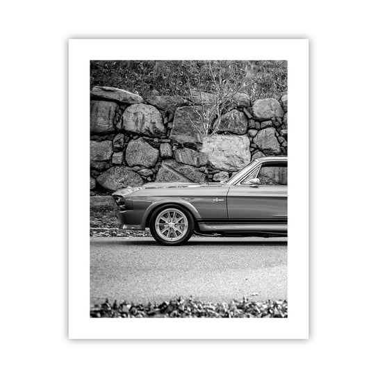 Obraz - Plakat - Legenda lat 60. - 40x50cm - Samochód Vintage Motoryzacja Samochód Sportowy - Foto Plakaty bez ramy do Salonu Sypialni ARTTOR ARTTOR