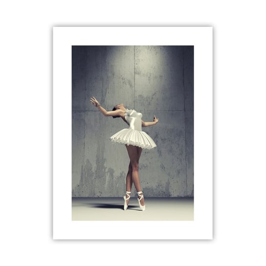 Obraz - Plakat - Lekko jak ptak - 30x40cm - Baletnica Balet Taniec - Foto Plakaty na ścianę bez ramy - Plakat do Salonu Sypialni ARTTOR ARTTOR
