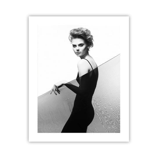Obraz - Plakat - Magnetyczne spojrzenie - 40x50cm - Kobieta Moda Modelka - Foto Plakaty bez ramy do Salonu Sypialni ARTTOR ARTTOR
