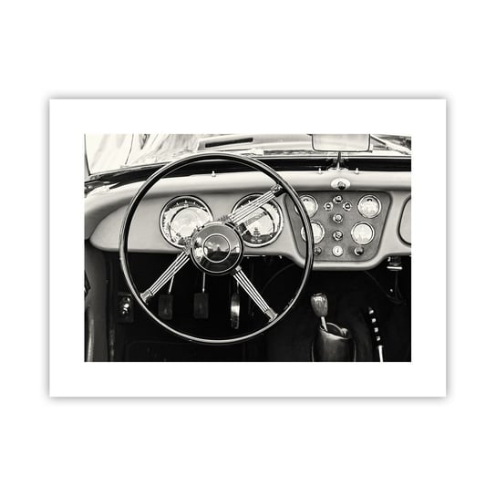 Obraz - Plakat - Marzenie kolekcjonera - 40x30cm - Samochód Vintage Motoryzacja - Foto Plakaty na ścianę bez ramy - Plakat do Salonu Sypialni ARTTOR ARTTOR