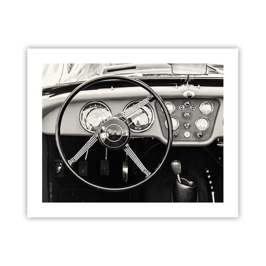 Obraz - Plakat - Marzenie kolekcjonera - 50x40cm - Samochód Vintage Motoryzacja - Foto Plakaty bez ramy do Salonu Sypialni ARTTOR ARTTOR