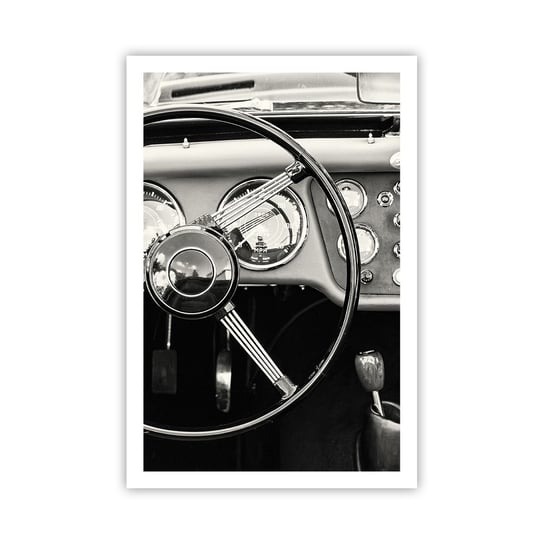 Obraz - Plakat - Marzenie kolekcjonera - 61x91cm - Samochód Vintage Motoryzacja - Foto Plakaty na ścianę bez ramy - Plakat do Salonu Sypialni ARTTOR ARTTOR