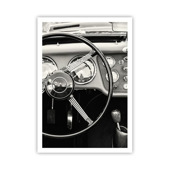 Obraz - Plakat - Marzenie kolekcjonera - 70x100cm - Samochód Vintage Motoryzacja - Foto Plakaty bez ramy na ścianę do Salonu Sypialni ARTTOR ARTTOR