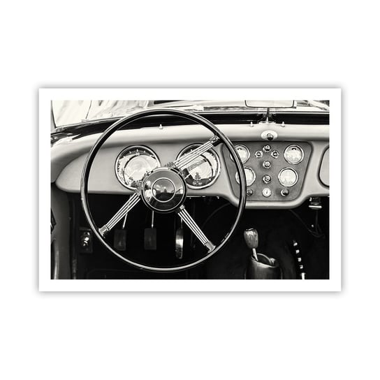 Obraz - Plakat - Marzenie kolekcjonera - 91x61cm - Samochód Vintage Motoryzacja - Foto Plakaty na ścianę bez ramy - Plakat do Salonu Sypialni ARTTOR ARTTOR