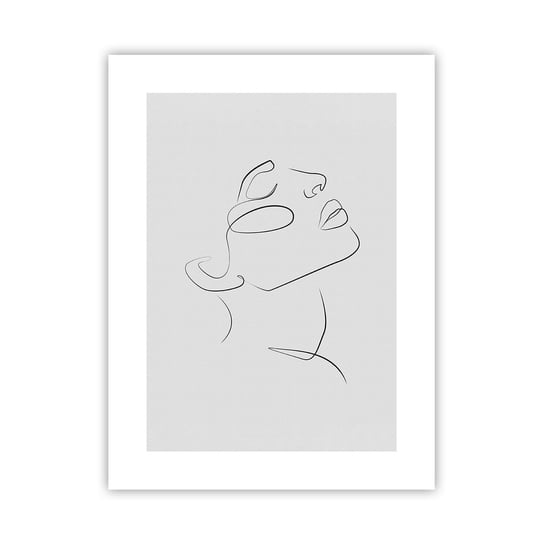 Obraz - Plakat - Meandry marzenia - 30x40cm - Twarz Kobiety Portret Kobiety Grafika - Foto Plakaty na ścianę bez ramy - Plakat do Salonu Sypialni ARTTOR ARTTOR