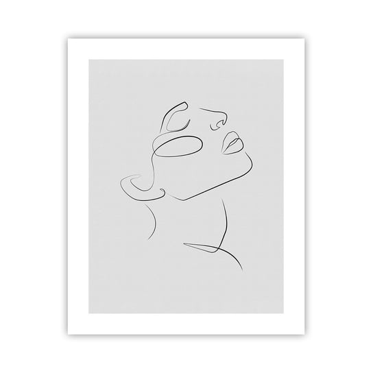 Obraz - Plakat - Meandry marzenia - 40x50cm - Twarz Kobiety Portret Kobiety Grafika - Foto Plakaty bez ramy do Salonu Sypialni ARTTOR ARTTOR