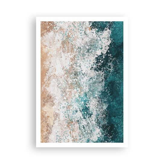 Obraz - Plakat - Morskie opowieści - 70x100cm - Woda Plaża Morze - Foto Plakaty bez ramy na ścianę do Salonu Sypialni ARTTOR ARTTOR