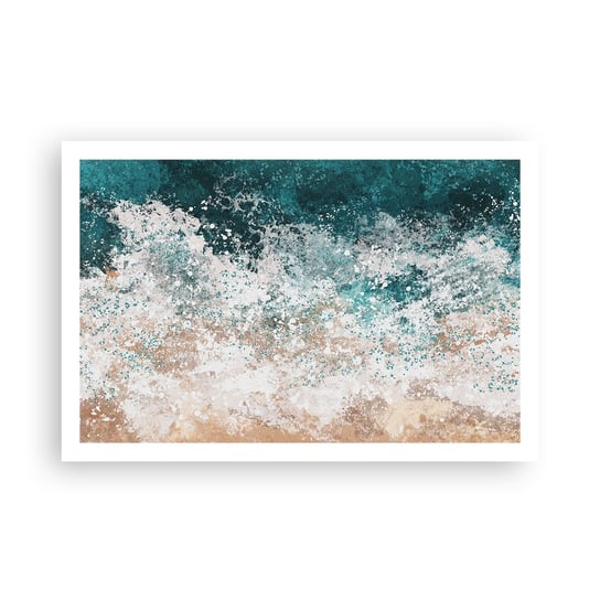 Obraz - Plakat - Morskie opowieści - 91x61cm - Woda Plaża Morze - Foto Plakaty na ścianę bez ramy - Plakat do Salonu Sypialni ARTTOR ARTTOR