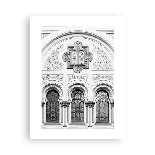 Obraz - Plakat - Na pograniczu kultur - 30x40cm - Architektura Synagoga Józefów Religia - Foto Plakaty na ścianę bez ramy - Plakat do Salonu Sypialni ARTTOR ARTTOR