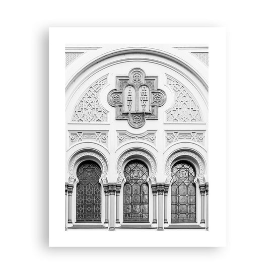 Obraz - Plakat - Na pograniczu kultur - 40x50cm - Architektura Synagoga Józefów Religia - Foto Plakaty bez ramy do Salonu Sypialni ARTTOR ARTTOR