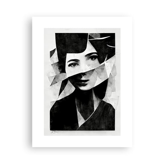 Obraz - Plakat - Naprawdę jaka jesteś… - 30x40cm - Portret Kobieta Czarno-Biały - Foto Plakaty na ścianę bez ramy - Plakat do Salonu Sypialni ARTTOR ARTTOR