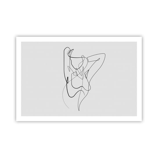 Obraz - Plakat - Naprawdę, jaka jesteś... - 91x61cm - Abstrakcja Ciało Kobiety Grafika - Foto Plakaty na ścianę bez ramy - Plakat do Salonu Sypialni ARTTOR ARTTOR