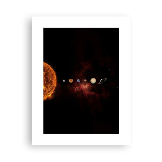 Obraz - Plakat - Nasza okolica - 30x40cm - Układ Słoneczny Planety Kosmos - Foto Plakaty na ścianę bez ramy - Plakat do Salonu Sypialni ARTTOR ARTTOR