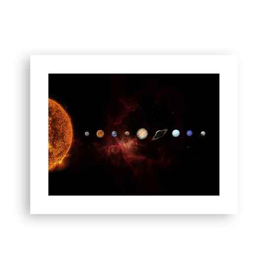 Obraz - Plakat - Nasza okolica - 40x30cm - Układ Słoneczny Planety Kosmos - Foto Plakaty na ścianę bez ramy - Plakat do Salonu Sypialni ARTTOR ARTTOR