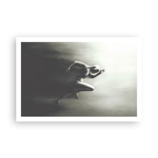 Obraz - Plakat - Niepowstrzymany - 91x61cm - Sport Bieganie Ciemność - Foto Plakaty na ścianę bez ramy - Plakat do Salonu Sypialni ARTTOR ARTTOR