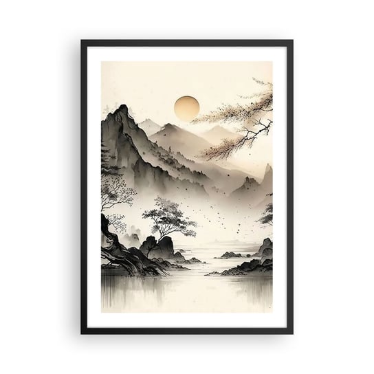 Obraz - Plakat - Niepowtarzalny urok orientu - 50x70cm - Azja Japonia Widok - Nowoczesny modny obraz Plakat czarna rama ARTTOR ARTTOR