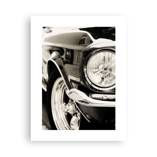 Obraz - Plakat - Nieprzemijający blask - 30x40cm - Auto Samochód Klasyczny - Foto Plakaty na ścianę bez ramy - Plakat do Salonu Sypialni ARTTOR ARTTOR