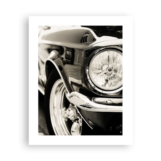 Obraz - Plakat - Nieprzemijający blask - 40x50cm - Auto Samochód Klasyczny - Foto Plakaty bez ramy do Salonu Sypialni ARTTOR ARTTOR
