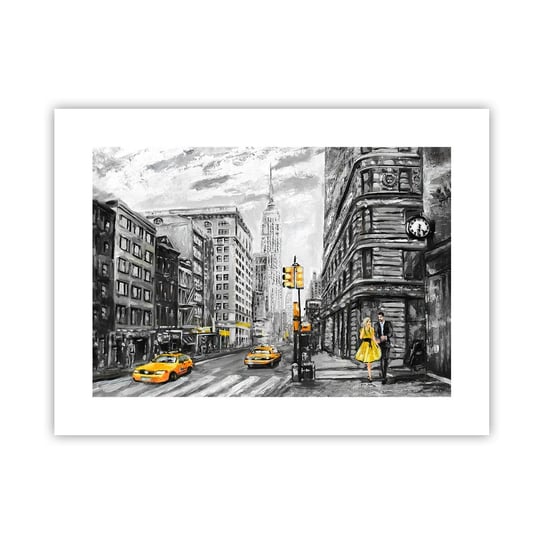 Obraz - Plakat - Nowojorska opowieść - 40x30cm - Miasto Nowy Jork Architektura - Foto Plakaty na ścianę bez ramy - Plakat do Salonu Sypialni ARTTOR ARTTOR