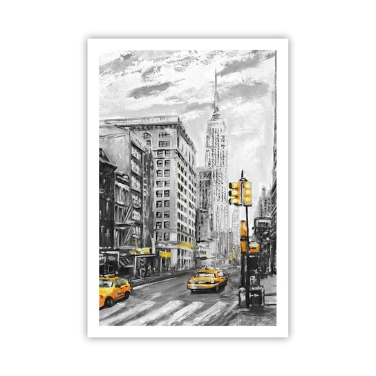 Obraz - Plakat - Nowojorska opowieść - 61x91cm - Miasto Nowy Jork Architektura - Foto Plakaty na ścianę bez ramy - Plakat do Salonu Sypialni ARTTOR ARTTOR