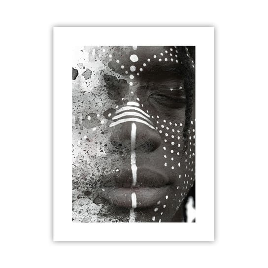 Obraz - Plakat - Odkryj pierwotnego ducha - 30x40cm - Portret Kobiety Kobieta Afroamerykanka - Foto Plakaty na ścianę bez ramy - Plakat do Salonu Sypialni ARTTOR ARTTOR