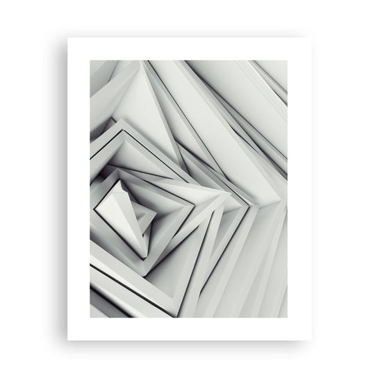 Obraz - Plakat - Ostrych kątów pąkowie - 40x50cm - Technologia 3D Nowoczesny - Foto Plakaty bez ramy do Salonu Sypialni ARTTOR ARTTOR