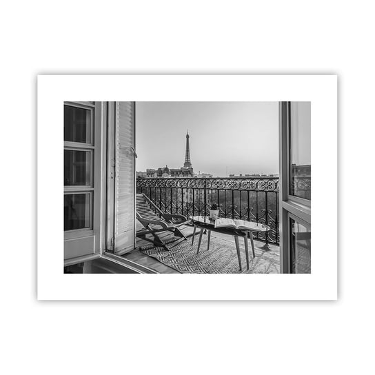Obraz - Plakat - Paryskie popołudnie - 40x30cm - Miasto Paryż Architektura - Foto Plakaty na ścianę bez ramy - Plakat do Salonu Sypialni ARTTOR ARTTOR