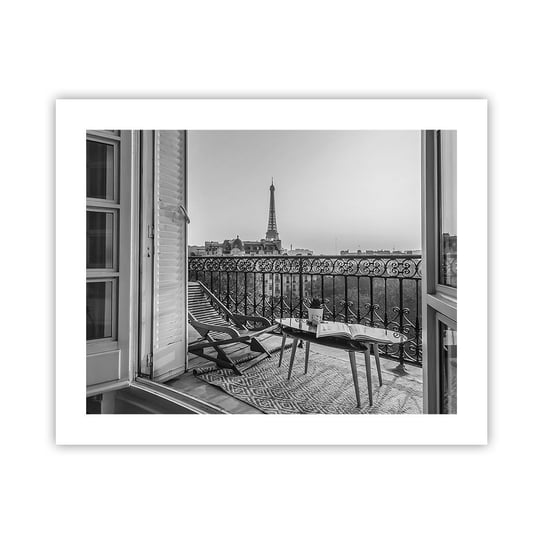 Obraz - Plakat - Paryskie popołudnie - 50x40cm - Miasto Paryż Architektura - Foto Plakaty bez ramy do Salonu Sypialni ARTTOR ARTTOR
