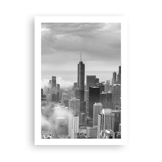 Obraz - Plakat - Pejzaż amerykański - 50x70cm - Architektura Miasto Stany Zjednoczone - Nowoczesny modny obraz Plakat bez ramy do Salonu Sypialni ARTTOR ARTTOR