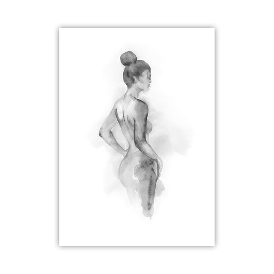 Obraz - Plakat - Piękna jak malowanie - 50x70cm - Kobieta Ciało Grafika - Nowoczesny modny obraz Plakat bez ramy do Salonu Sypialni ARTTOR ARTTOR