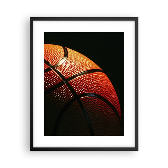 Obraz - Plakat - Piękna jak planeta - 40x50cm - Sport Koszykówka Piłka Koszykowa - Foto Plakaty w ramie koloru czarnego do Salonu Sypialni ARTTOR ARTTOR
