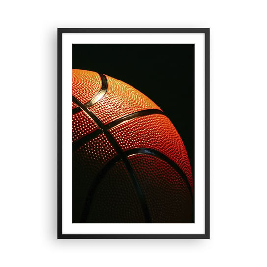 Obraz - Plakat - Piękna jak planeta - 50x70cm - Sport Koszykówka Piłka Koszykowa - Nowoczesny modny obraz Plakat czarna rama ARTTOR ARTTOR