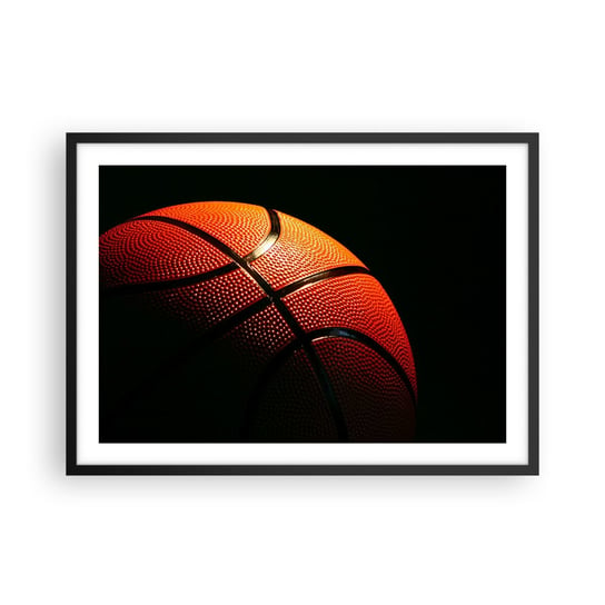 Obraz - Plakat - Piękna jak planeta - 70x50cm - Sport Koszykówka Piłka Koszykowa - Nowoczesny modny obraz Plakat czarna rama ARTTOR ARTTOR