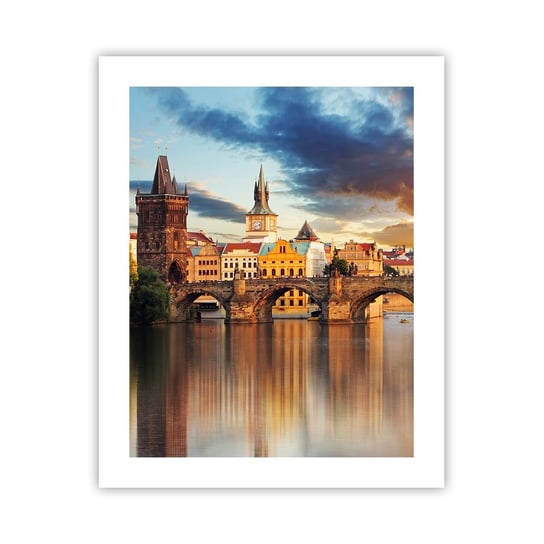 Obraz - Plakat - Piękna od wieków - 40x50cm - Miasto Praga Czechy - Foto Plakaty bez ramy do Salonu Sypialni ARTTOR ARTTOR