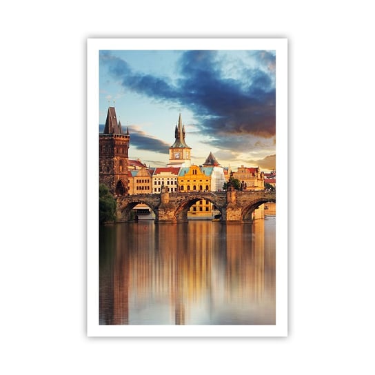 Obraz - Plakat - Piękna od wieków - 61x91cm - Miasto Praga Czechy - Foto Plakaty na ścianę bez ramy - Plakat do Salonu Sypialni ARTTOR ARTTOR