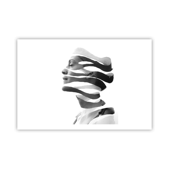 Obraz - Plakat - Portret surrealistyczny - 91x61cm - Abstrakcja Sztuka Kobieta - Foto Plakaty na ścianę bez ramy - Plakat do Salonu Sypialni ARTTOR ARTTOR
