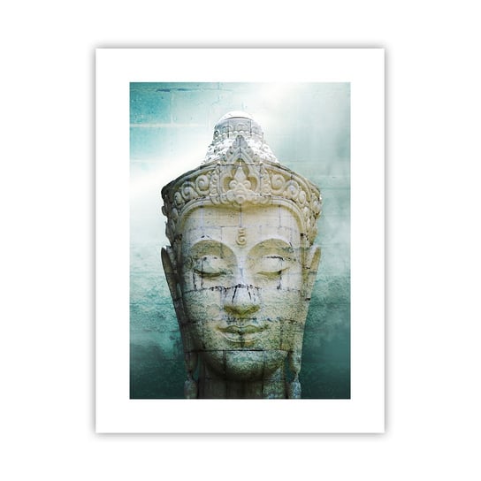 Obraz - Plakat - Poszukując światła - 30x40cm - Budda Posąg Buddy Azja - Foto Plakaty na ścianę bez ramy - Plakat do Salonu Sypialni ARTTOR ARTTOR