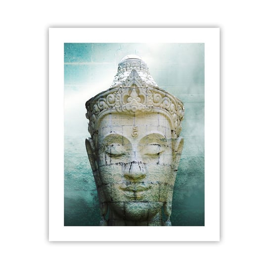 Obraz - Plakat - Poszukując światła - 40x50cm - Budda Posąg Buddy Azja - Foto Plakaty bez ramy do Salonu Sypialni ARTTOR ARTTOR
