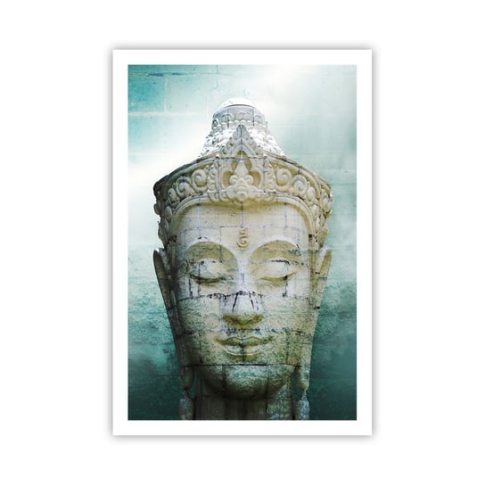 Obraz - Plakat - Poszukując światła - 61x91cm - Budda Posąg Buddy Azja - Foto Plakaty na ścianę bez ramy - Plakat do Salonu Sypialni ARTTOR ARTTOR