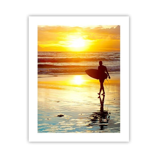 Obraz - Plakat - Powrót wojownika - 40x50cm - Sport Surfing Indonezja - Foto Plakaty bez ramy do Salonu Sypialni ARTTOR ARTTOR