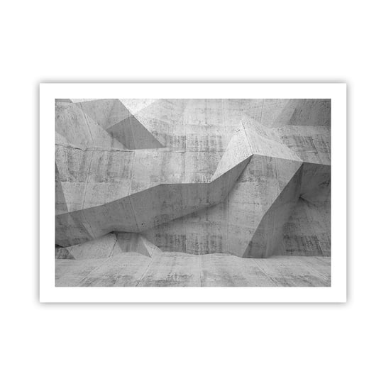 Obraz - Plakat - Prawdziwe wyzwanie - 70x50cm - Abstrakcja Sztuka 3D - Nowoczesny modny obraz Plakat bez ramy do Salonu Sypialni ARTTOR ARTTOR