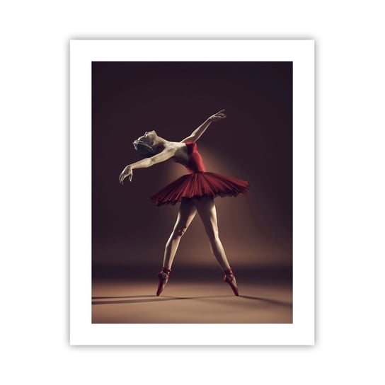 Obraz - Plakat - Prima ballerina - 40x50cm - Baletnica Taniec Balet - Foto Plakaty bez ramy do Salonu Sypialni ARTTOR ARTTOR