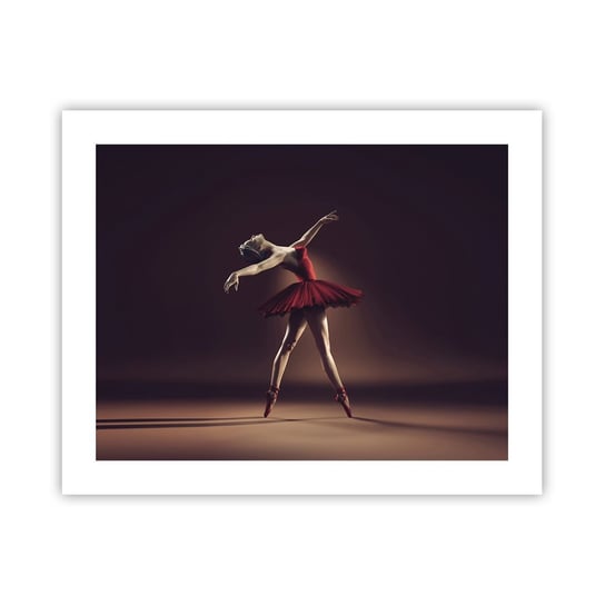 Obraz - Plakat - Prima ballerina - 50x40cm - Baletnica Taniec Balet - Foto Plakaty bez ramy do Salonu Sypialni ARTTOR ARTTOR