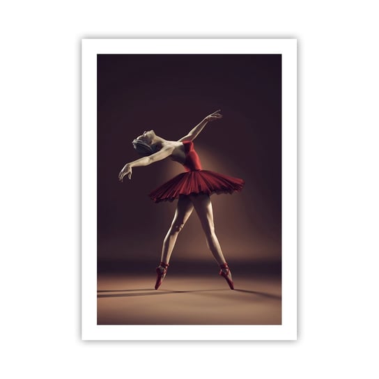 Obraz - Plakat - Prima ballerina - 50x70cm - Baletnica Taniec Balet - Nowoczesny modny obraz Plakat bez ramy do Salonu Sypialni ARTTOR ARTTOR