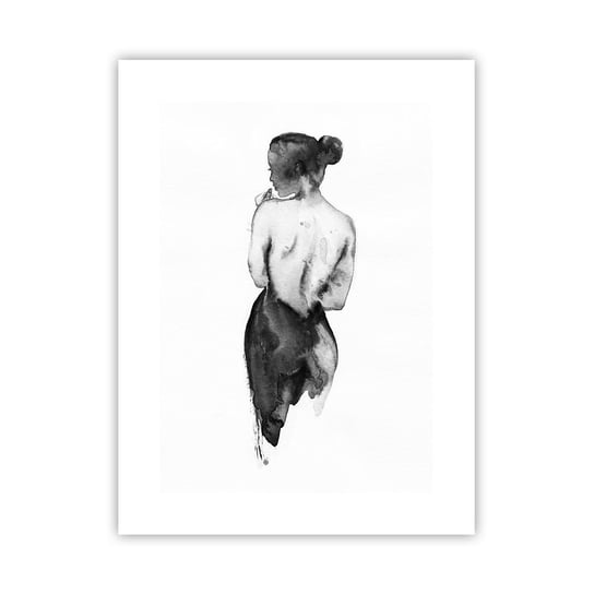 Obraz - Plakat - Przy niej świat znika - 30x40cm - Kobieta Ciało Kobiety Grafika - Foto Plakaty na ścianę bez ramy - Plakat do Salonu Sypialni ARTTOR ARTTOR